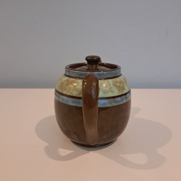 Vintage Sadler Staffordshire, England Brown Betty Glazed Single Serve Teapot - Picture 2 of 15